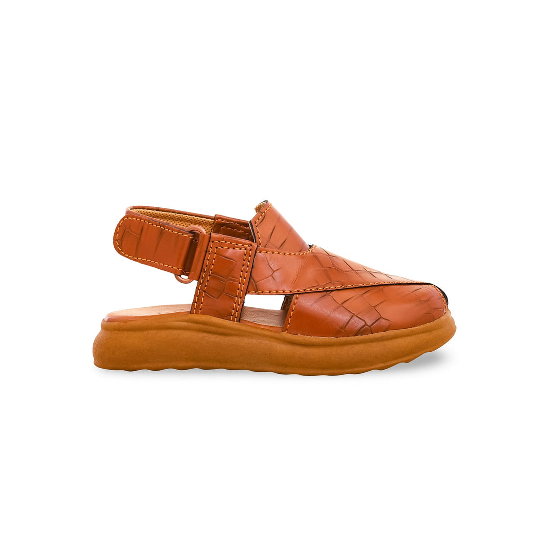 Boys Mustard Peshawari Chappal KD9560