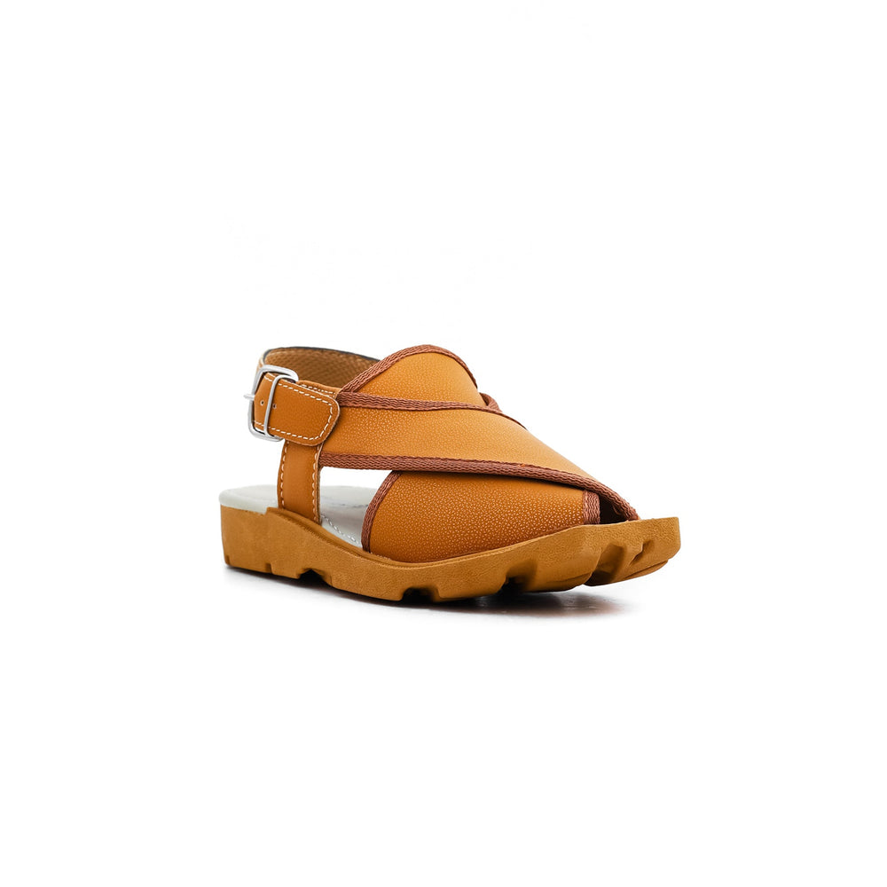 Boys Mustard Peshawari Chappal KD9564