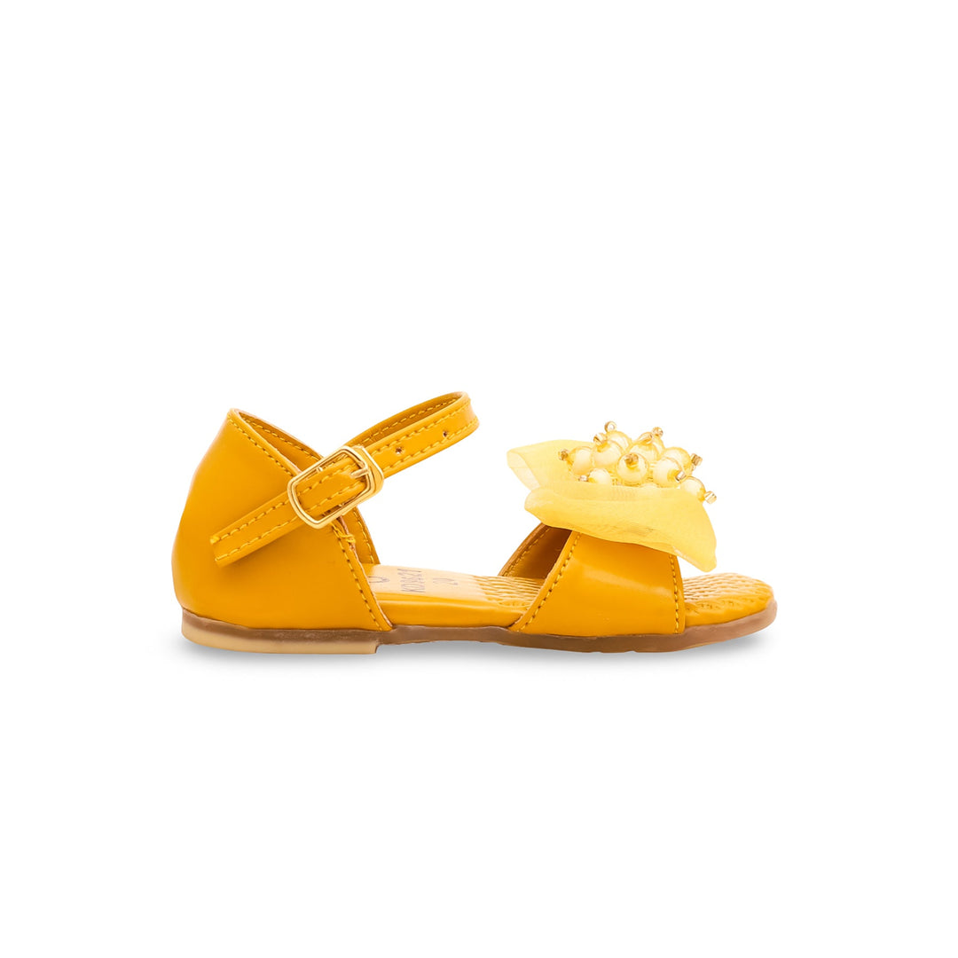 Girls Mustard Formal Sandal KD9621