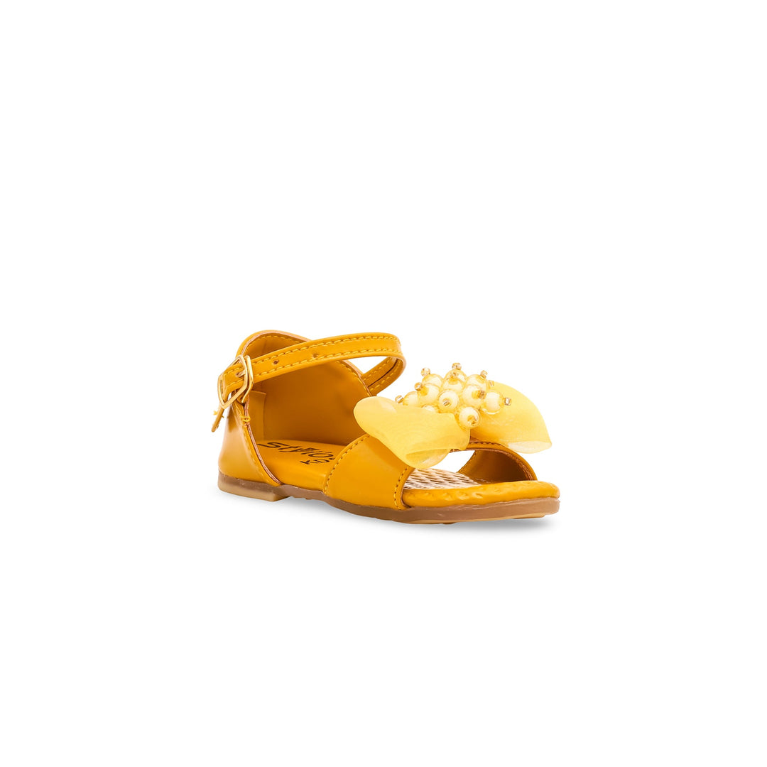 Girls Mustard Formal Sandal KD9621