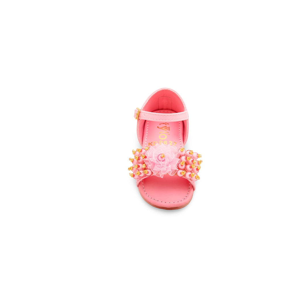 Girls Pink Formal Sandal KD9627