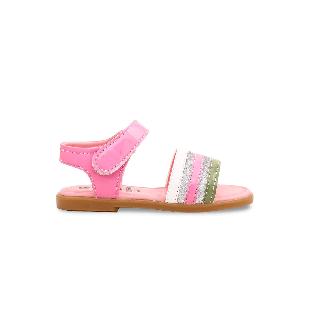 Girls Pink Casual Sandal KD9631