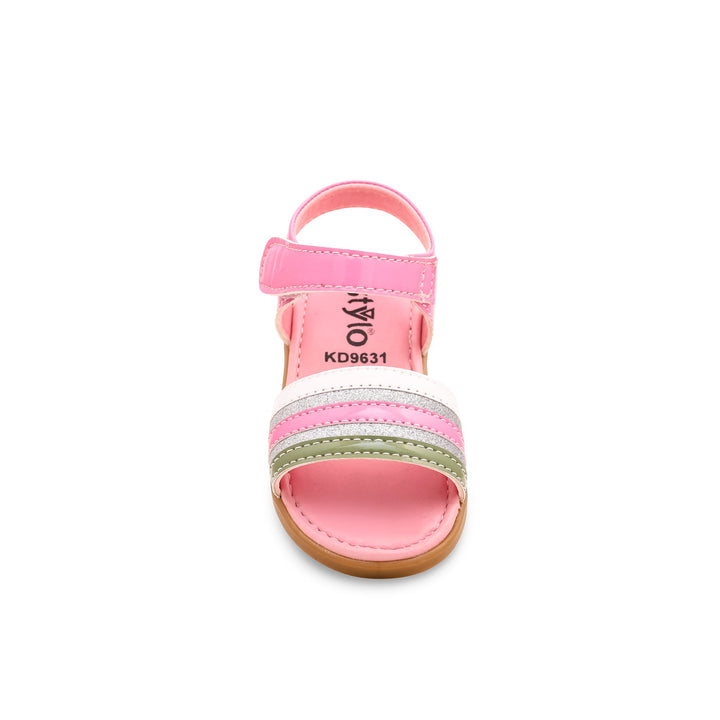 Girls Pink Casual Sandal KD9631