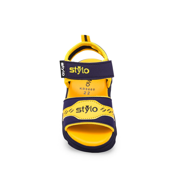 Boys Yellow Casual Sandal KD9660