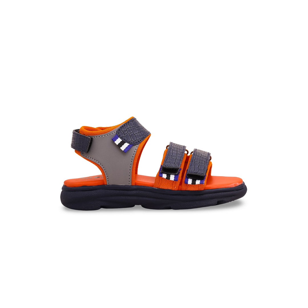 Boys Orange Casual Sandal KD9677