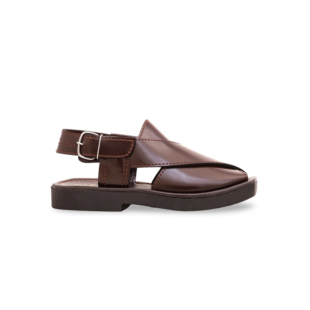 Boys Coffee Peshawari Chappal KD9725