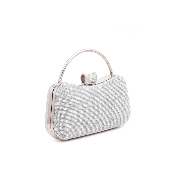 Silver Bridal Clutch P14998