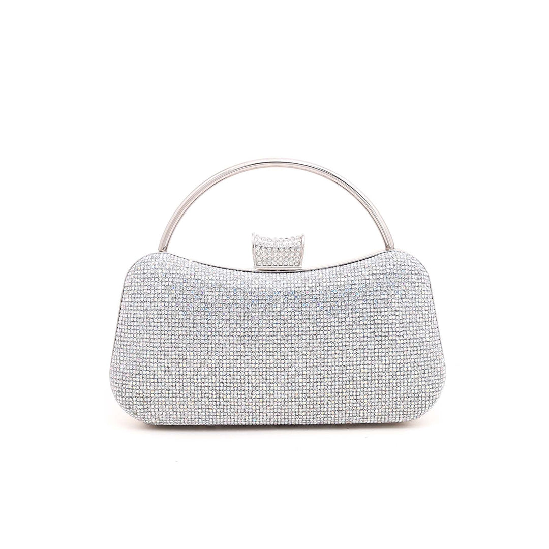 Silver Bridal Clutch P14998