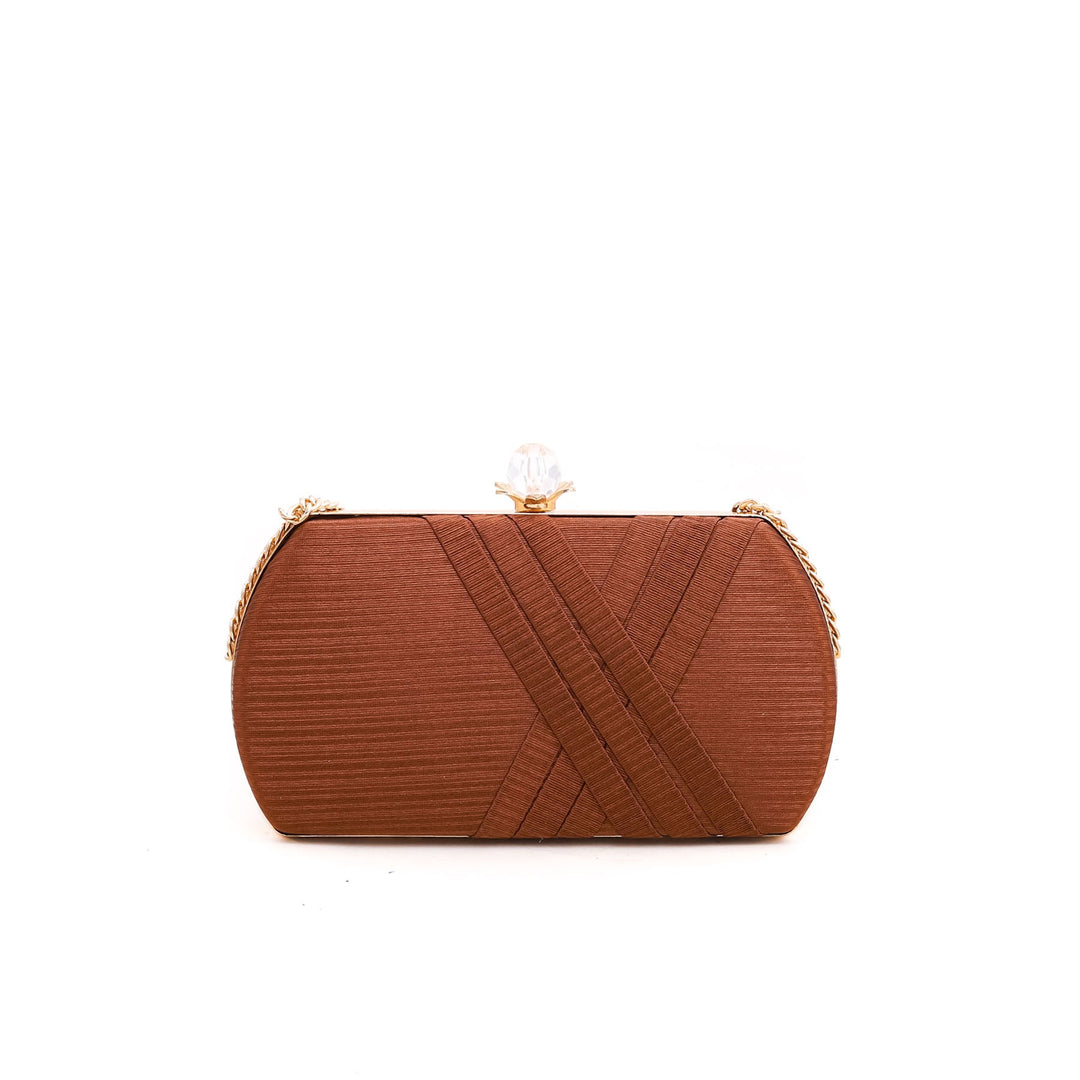 Brown Formal Clutch p15045