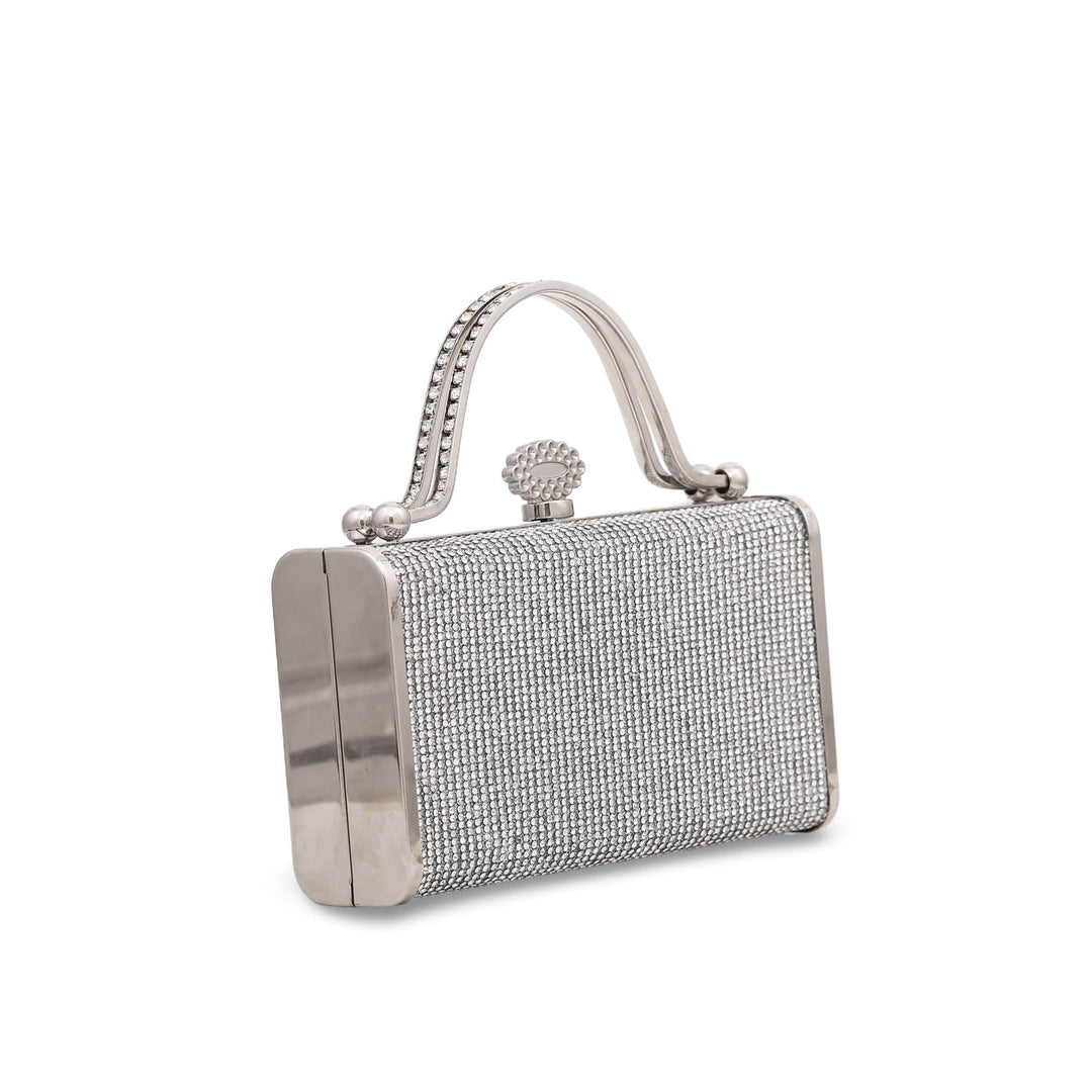 Silver Bridal Clutch P15060