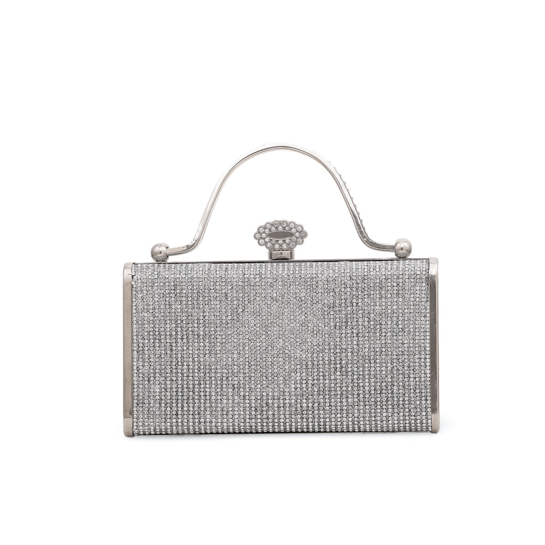 Silver Bridal Clutch P15060