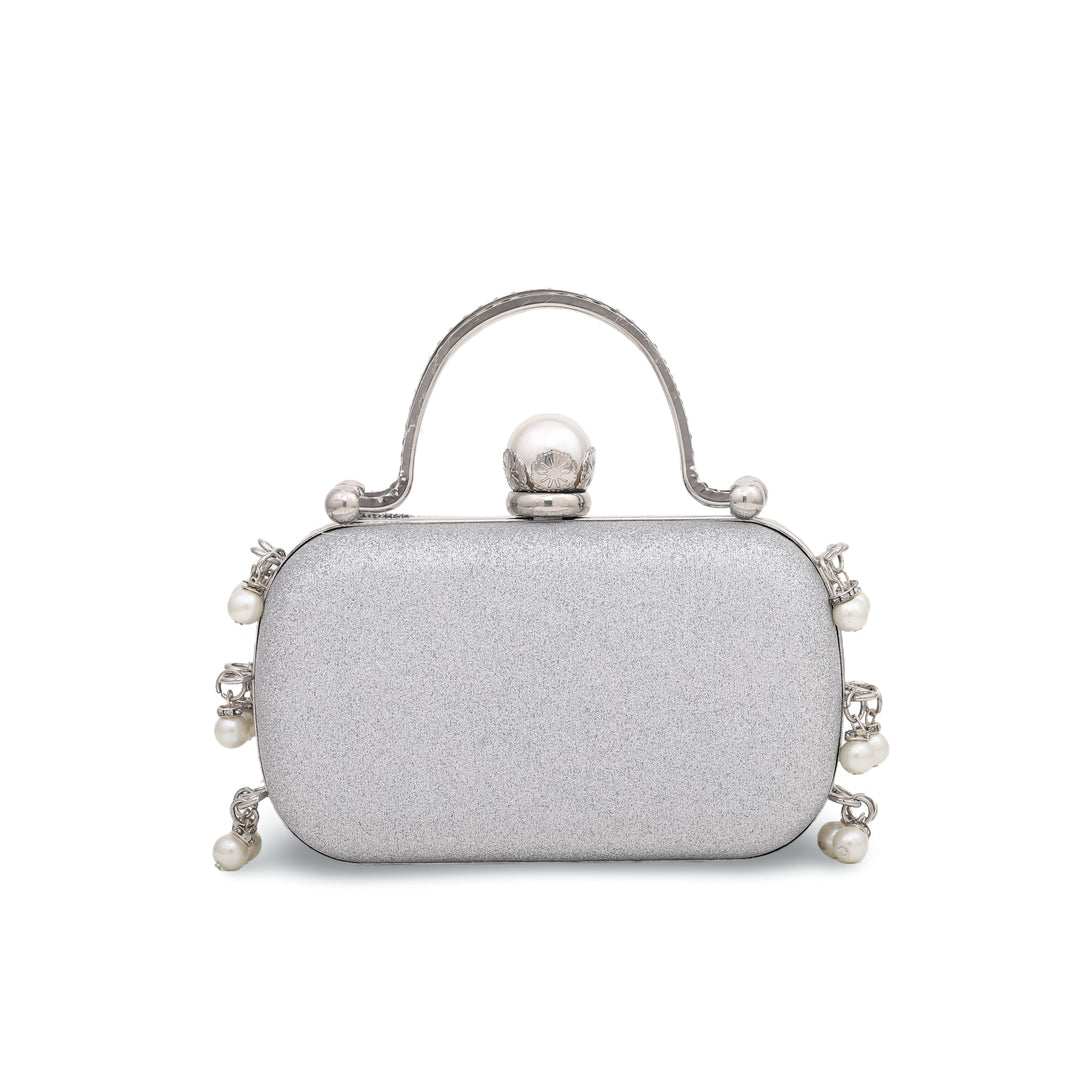 Silver Bridal Clutch P15066