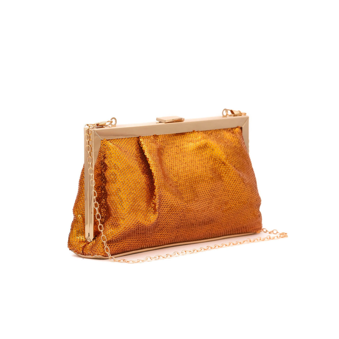 AB Golden Fancy Clutch P23837