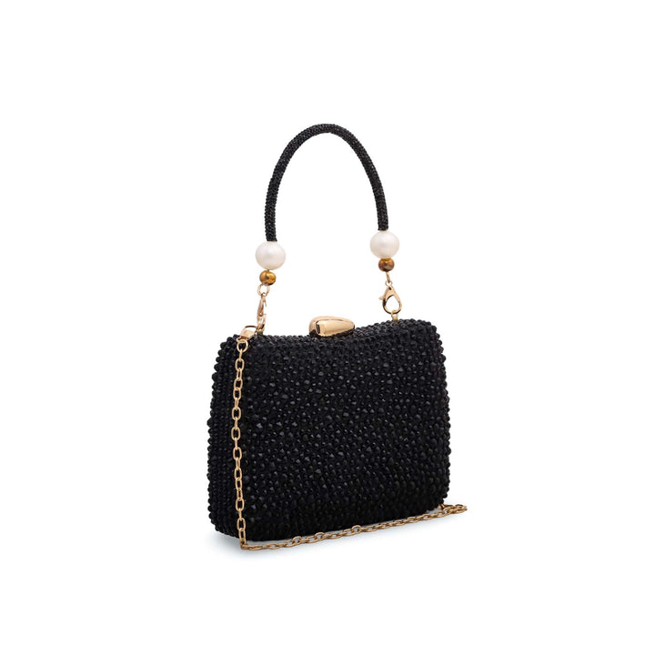 Black Fancy Clutch P23841