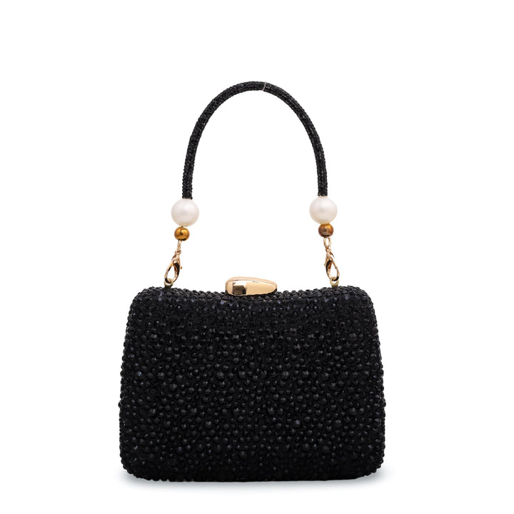 Black Fancy Clutch P23841