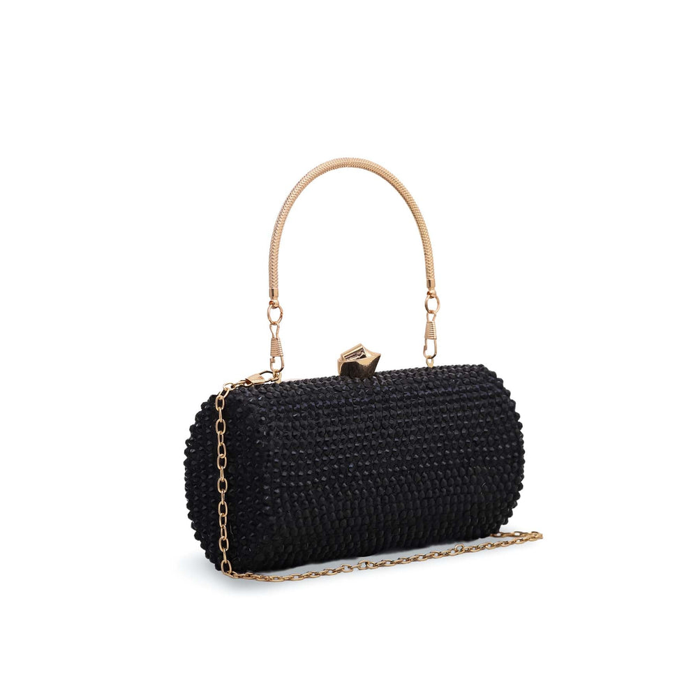 Black Fancy Clutch P23842