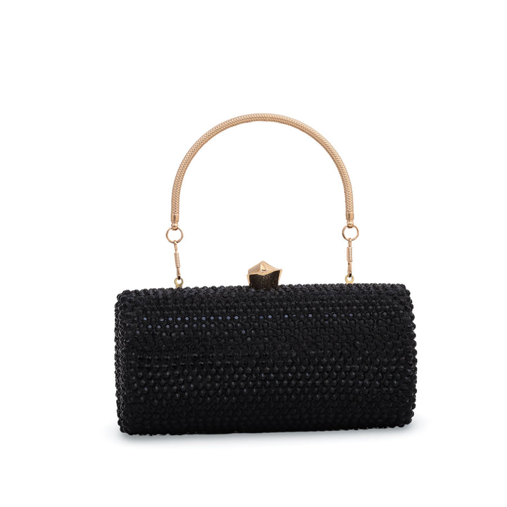 Black Fancy Clutch P23842