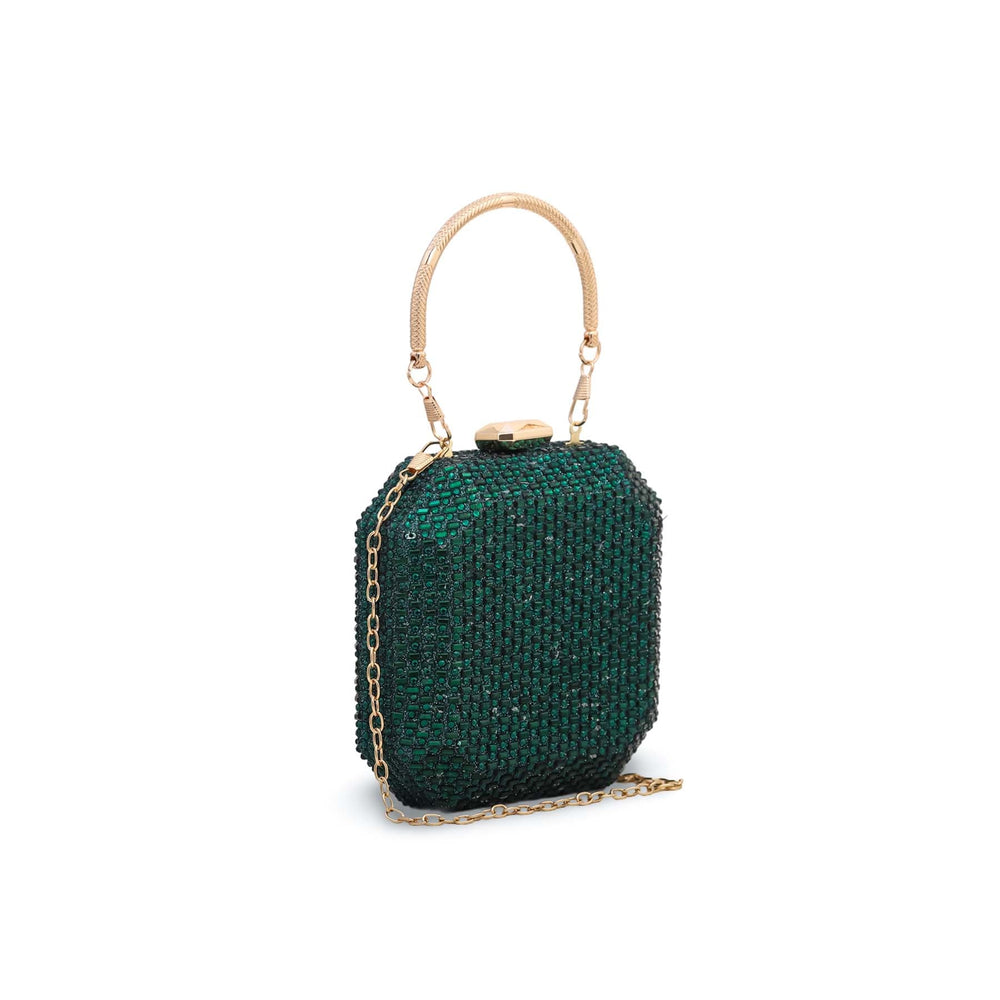 Green Fancy Clutch P23844