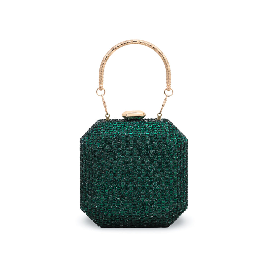 Green Fancy Clutch P23844