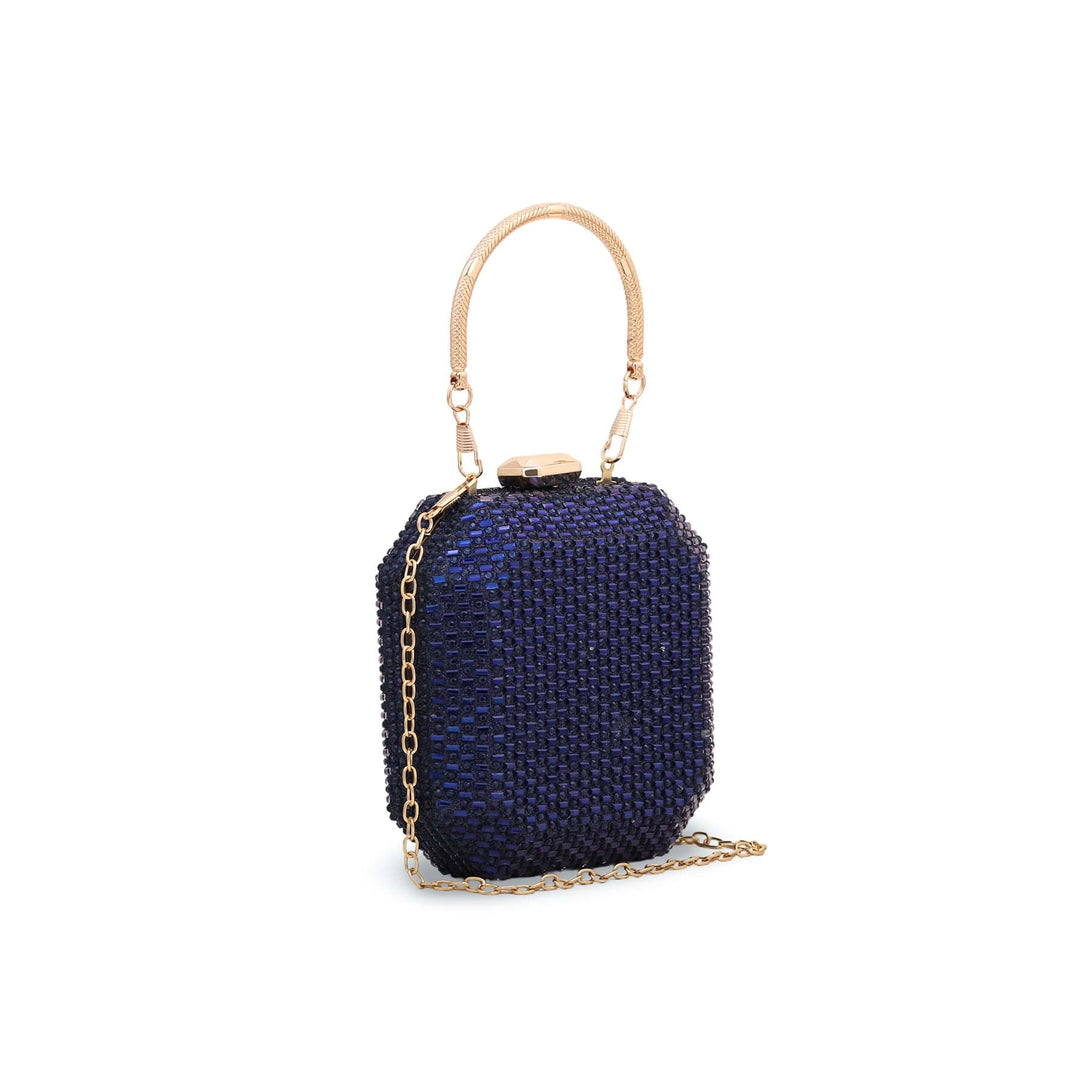 Blue Fancy Clutch P23844