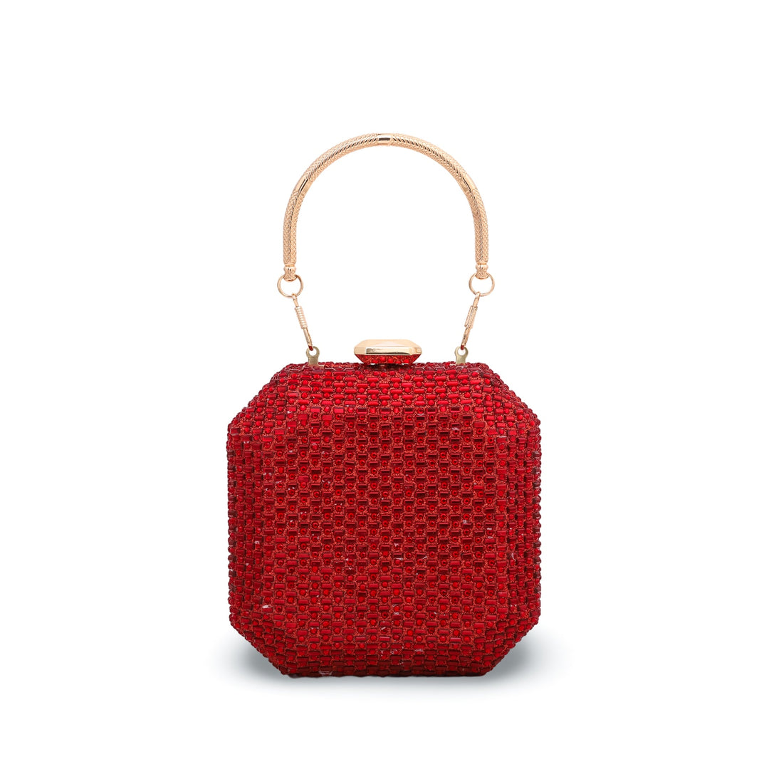 Red Fancy Clutch P23844