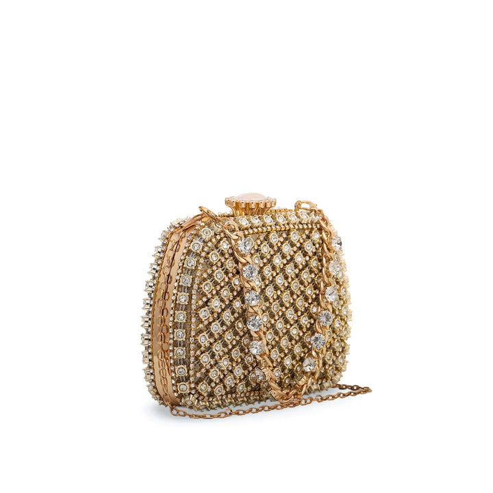 Golden Fancy Clutch P23847