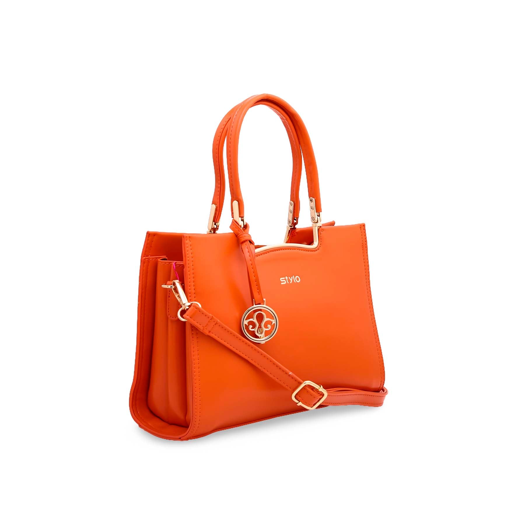 Orange Formal Hand Bag P35241