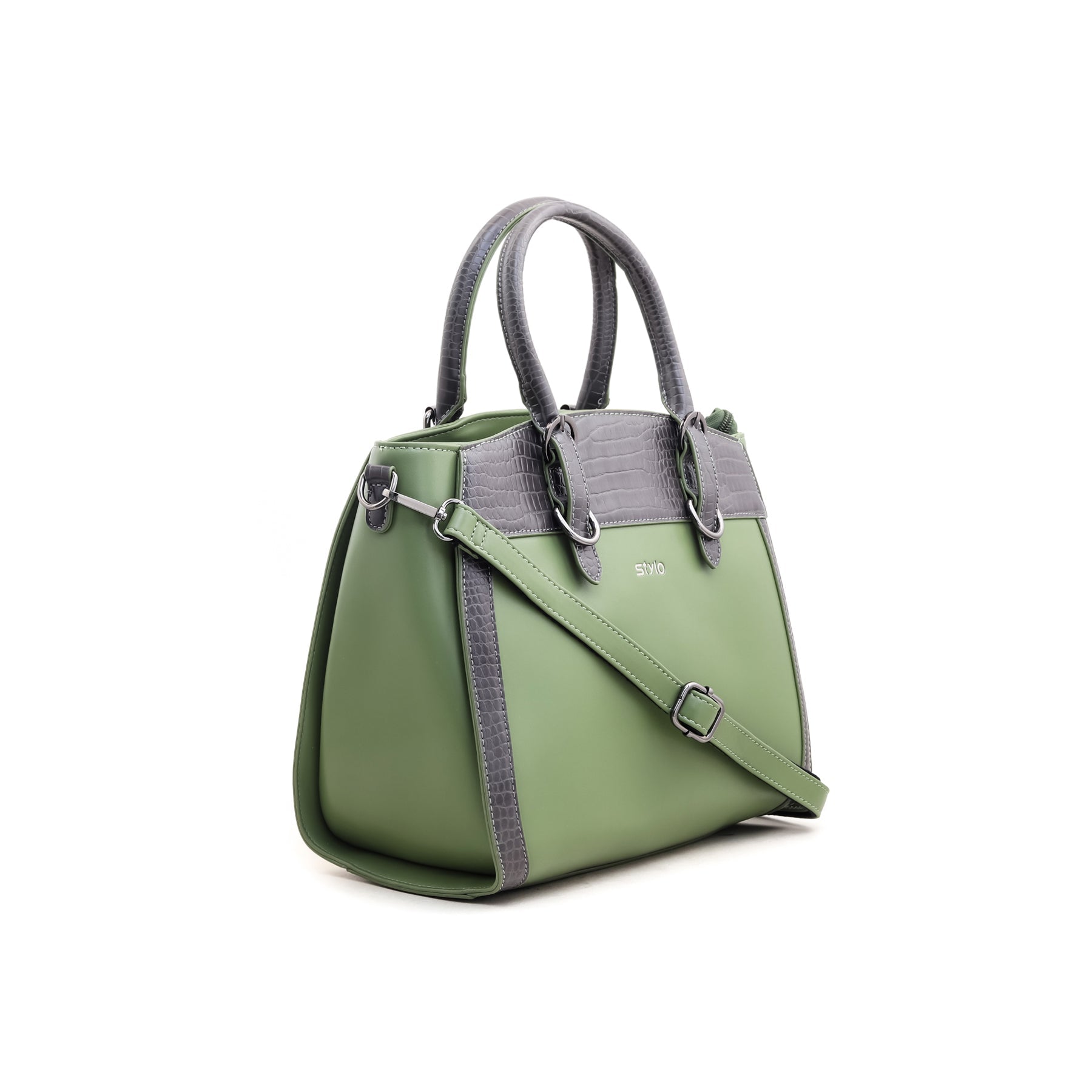 Green Formal Hand Bag P35303