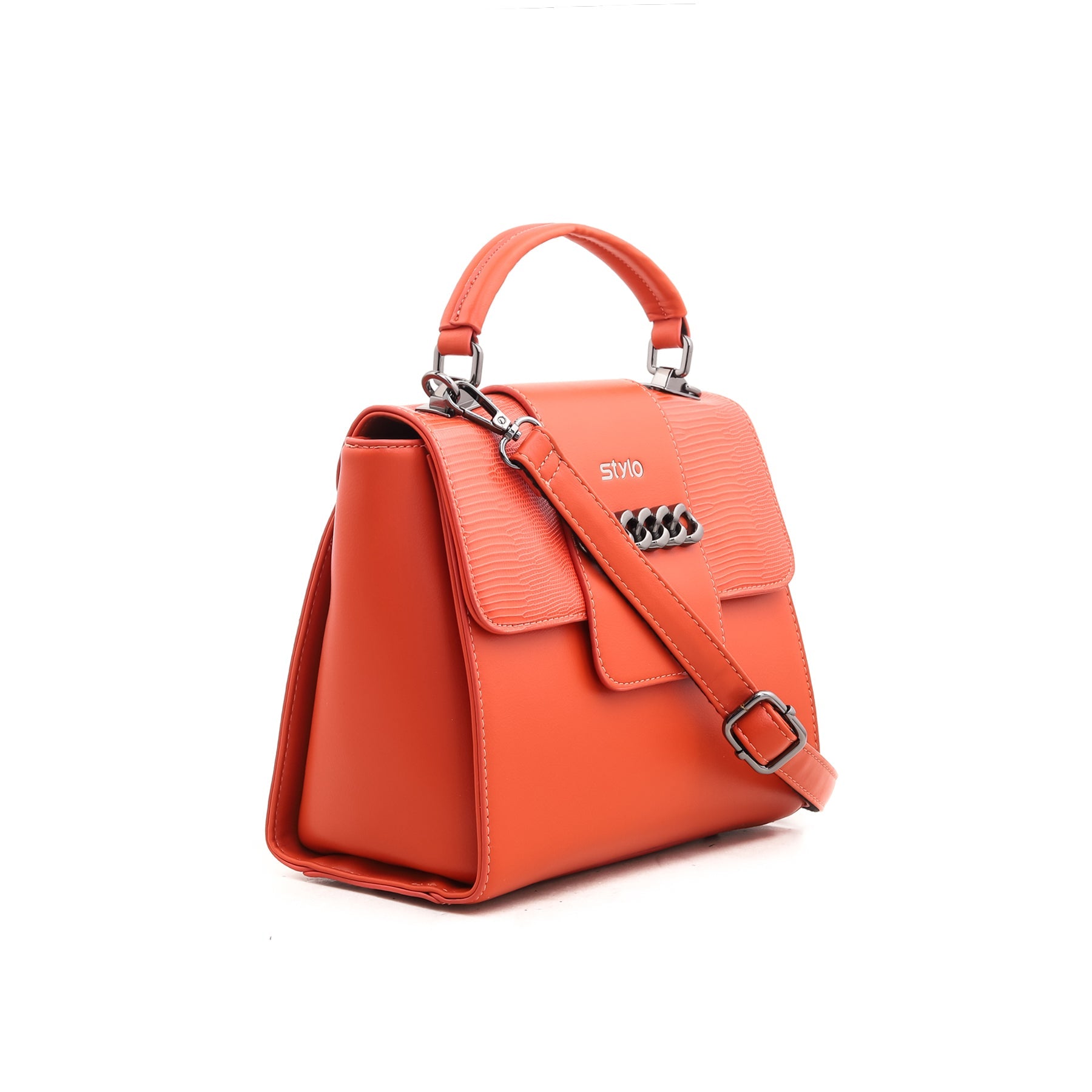 Orange Formal Hand Bag P35307