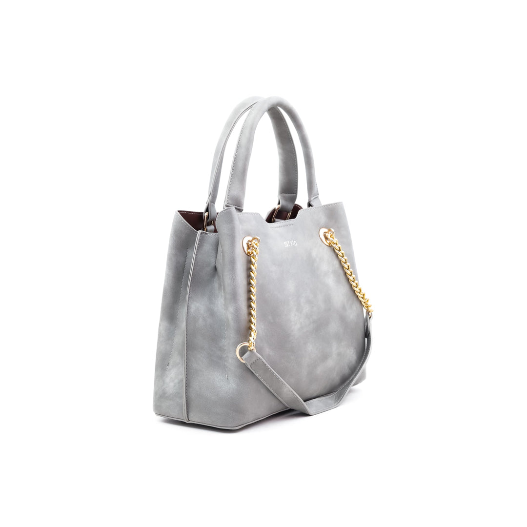 Grey Formal Hand Bag P35426