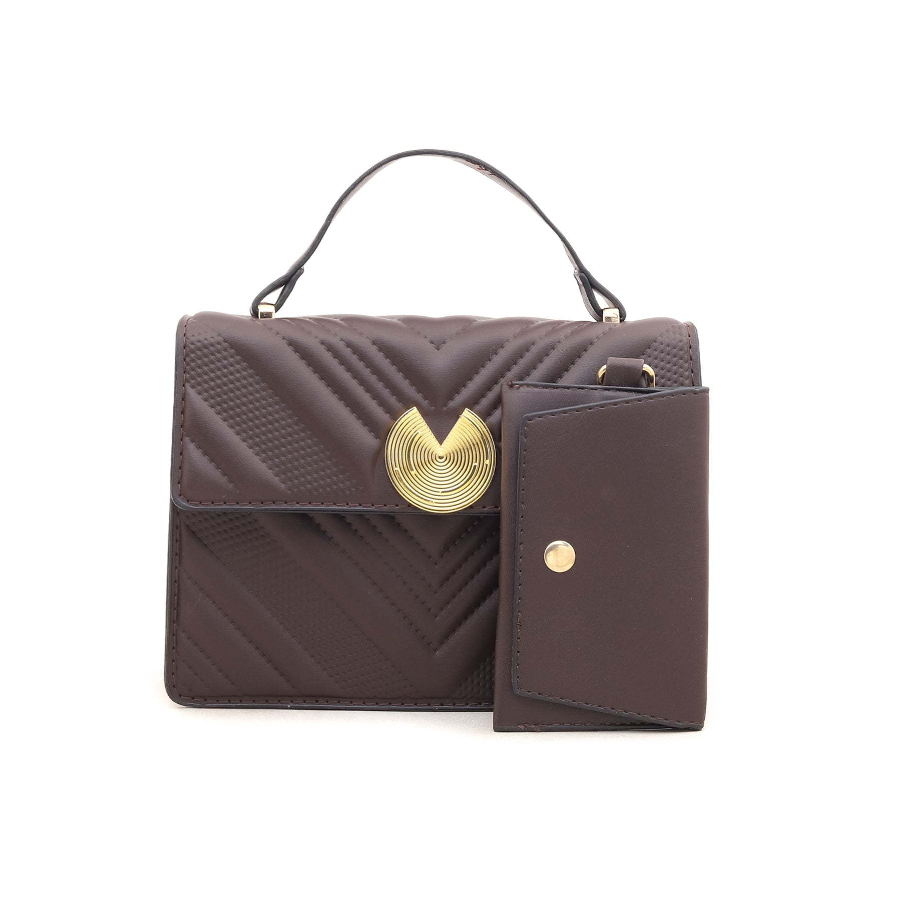 Brown Formal Shoulder Bag P35507