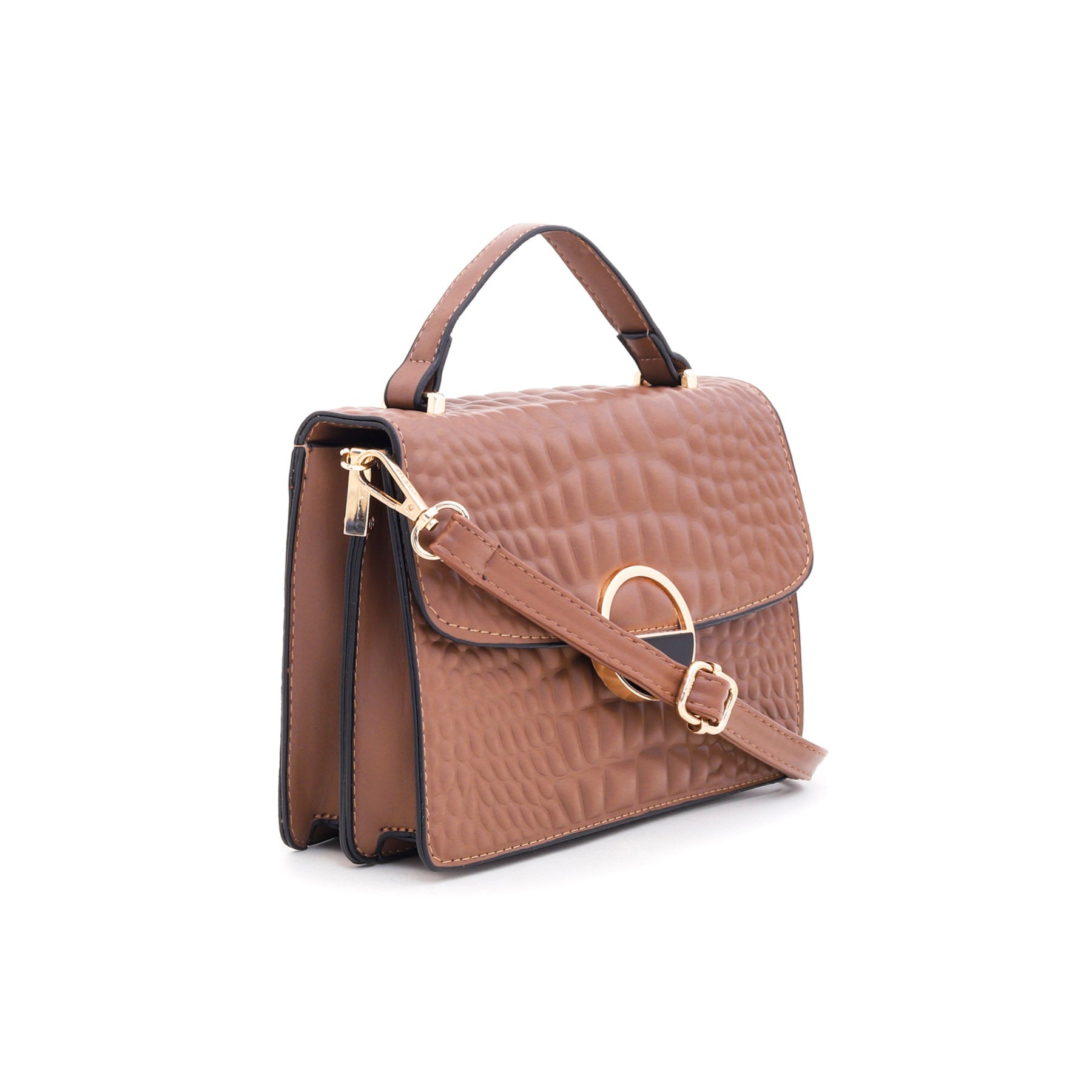 Brown Formal Shoulder Bag P35518
