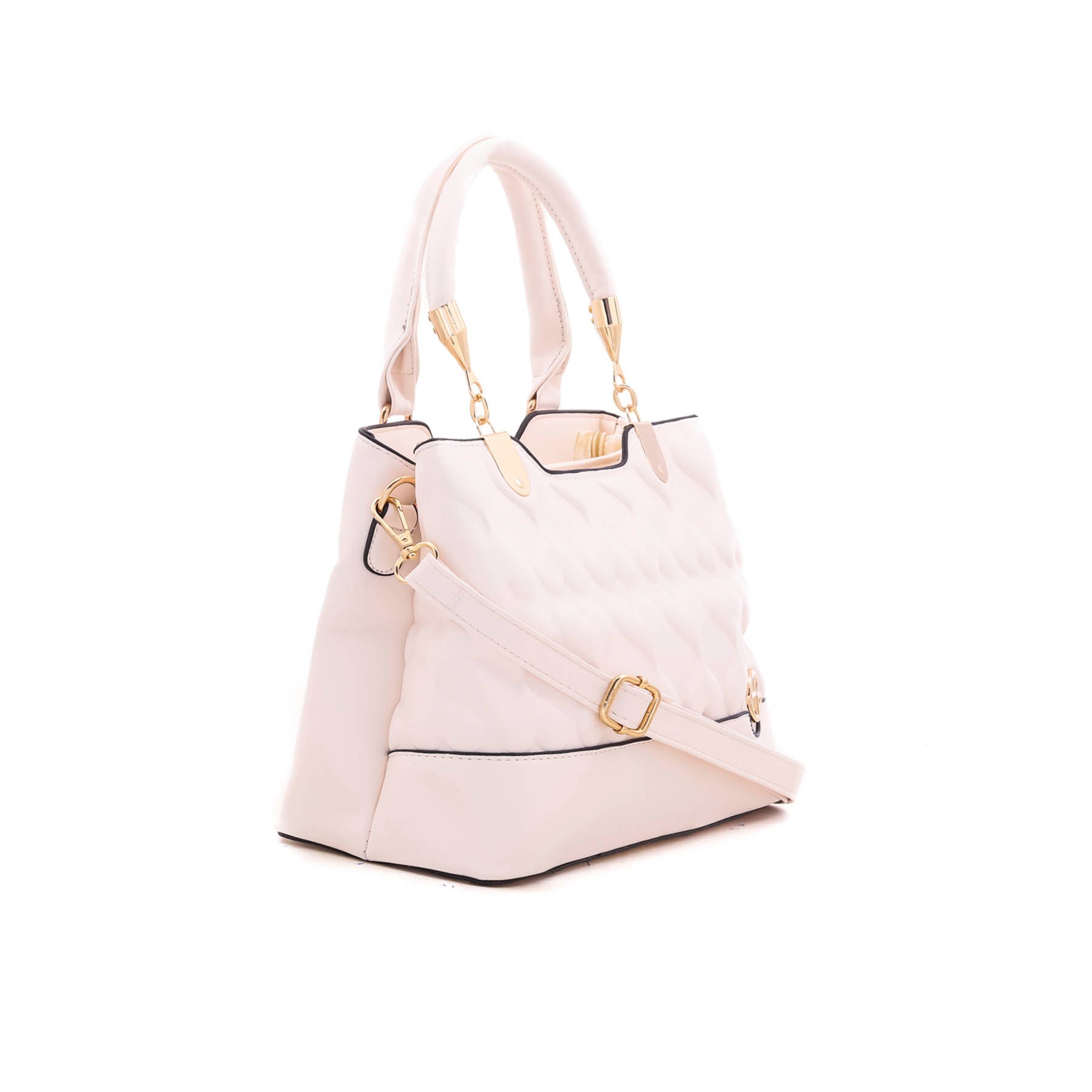 White Formal Hand Bag P35570