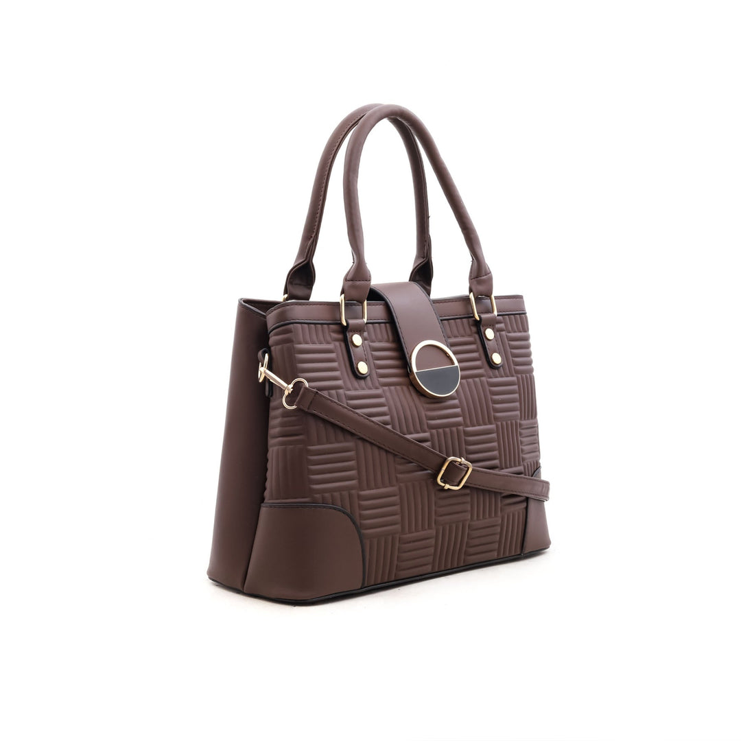 Brown Formal Hand Bag P35609