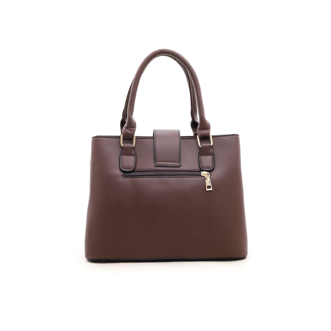 Brown Formal Hand Bag P35609