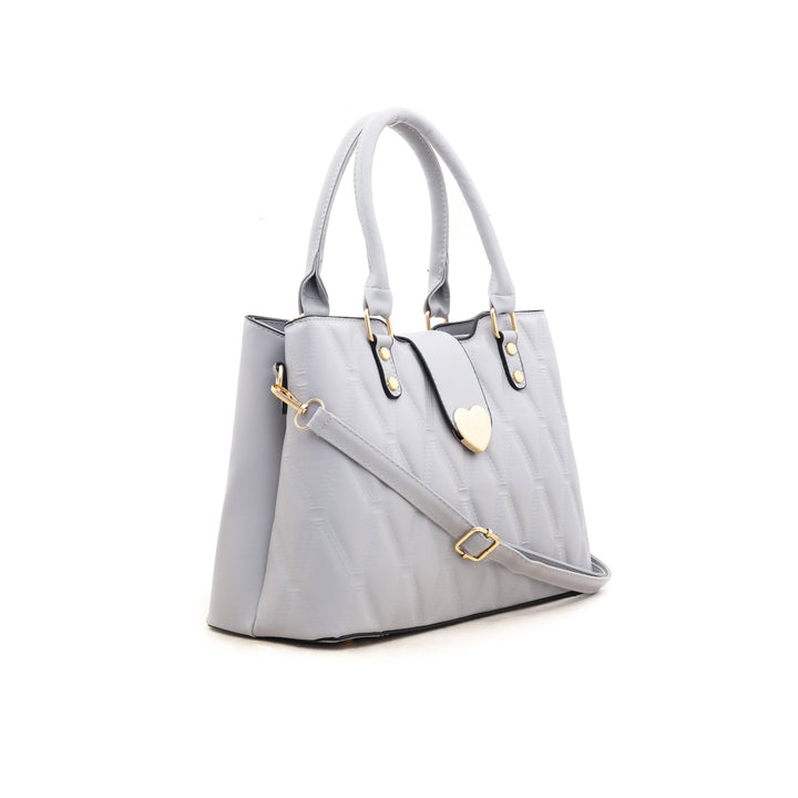 Grey Formal Hand Bag P35611