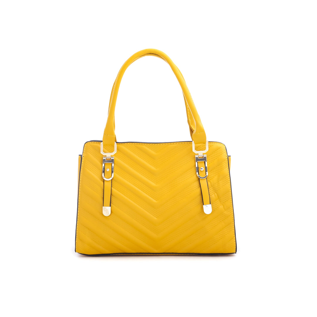 Yellow Formal Hand Bag P35618