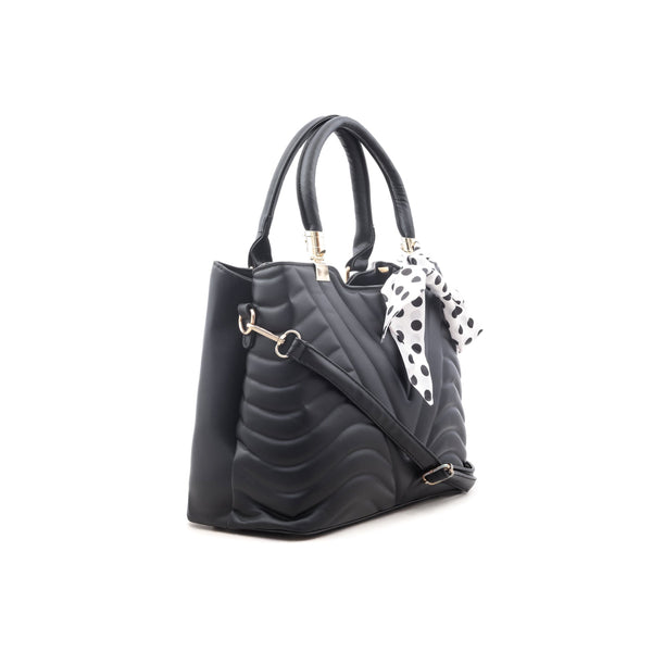 Black Formal Hand Bag P35634