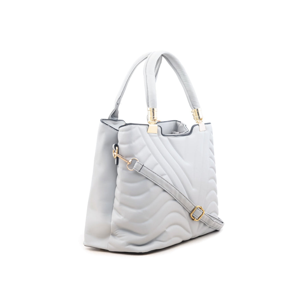 Grey Formal Hand Bag P35634