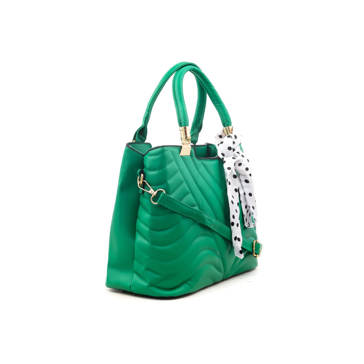 Green Formal Hand Bag P35634