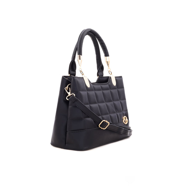 Black Formal Hand Bag P35655