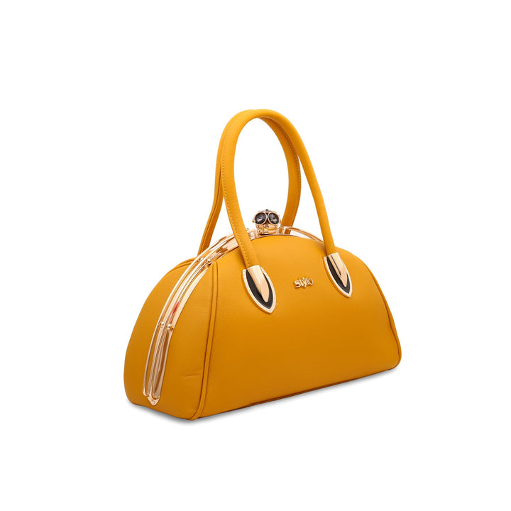 Mustard Fancy Hand Bag P35825