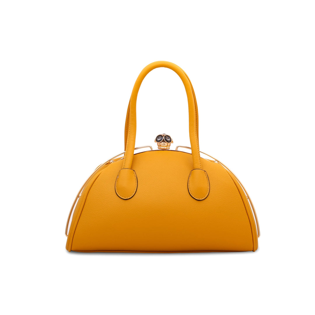 Mustard Fancy Hand Bag P35825