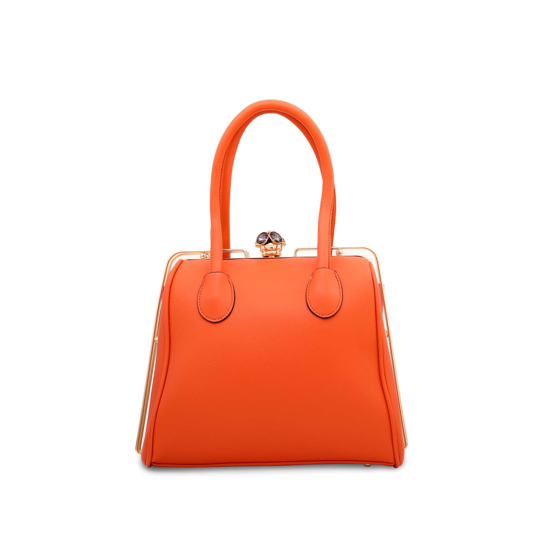 Orange Fancy Hand Bag P35827