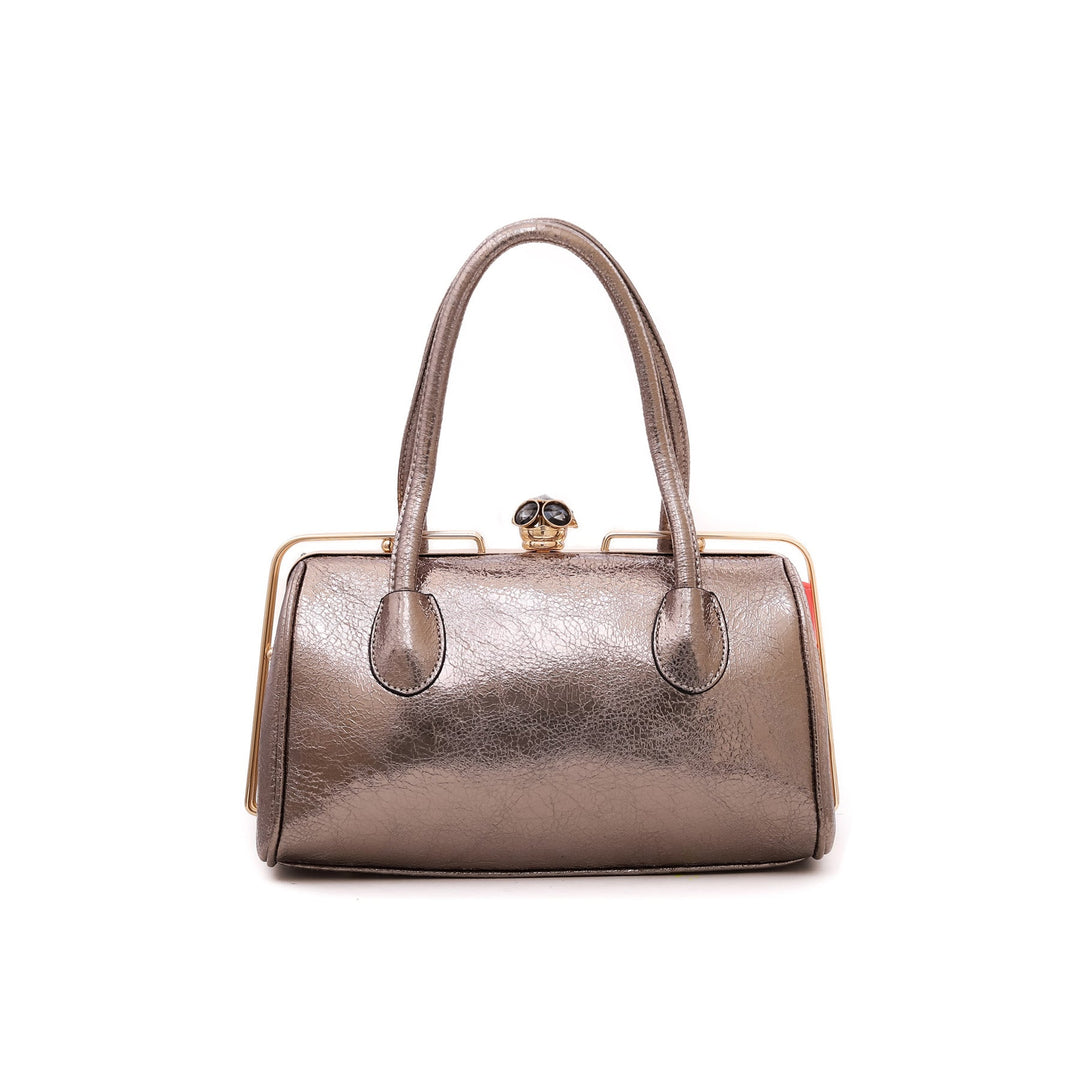 Grey Fancy Hand Bag P35828