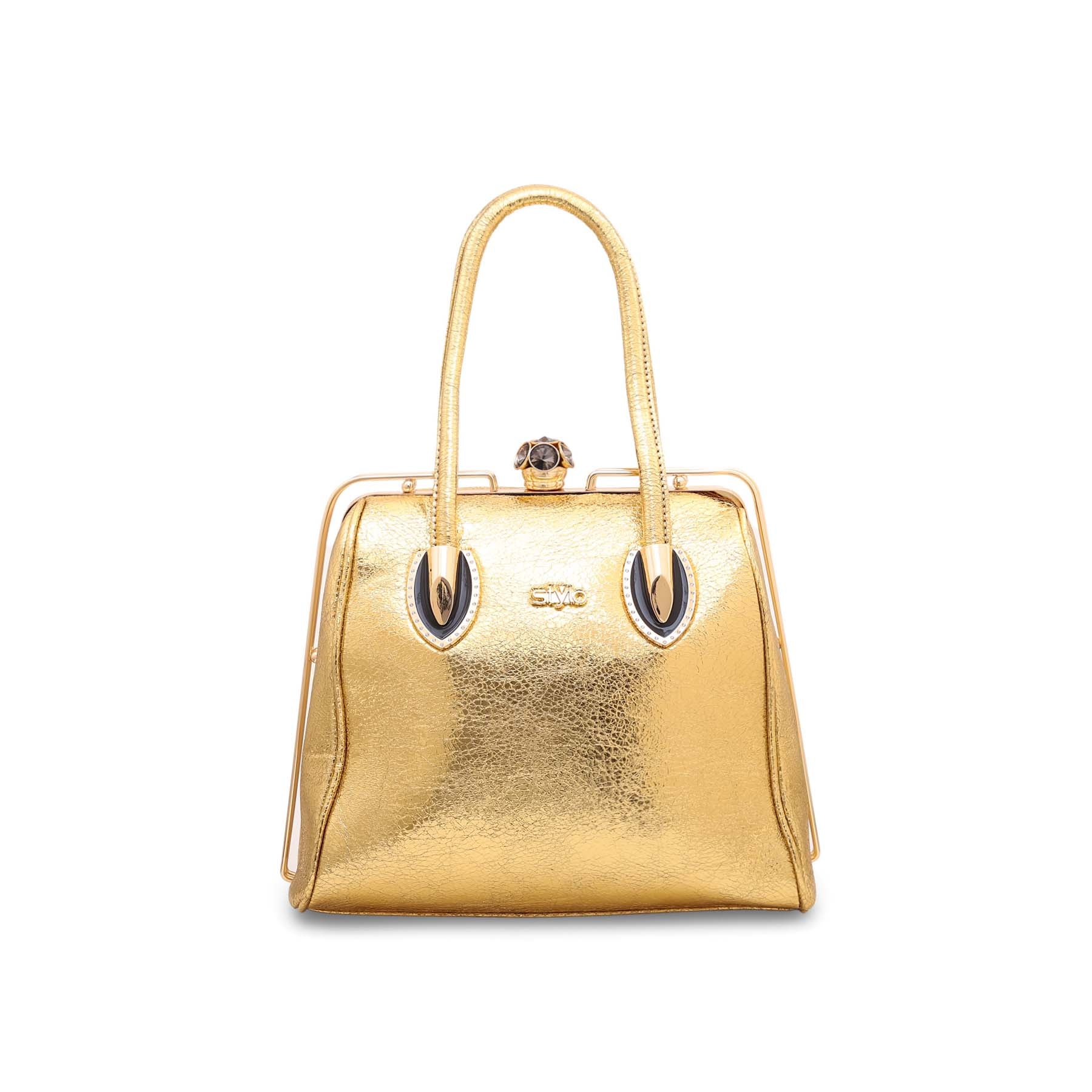 Golden Fancy Hand Bag P35829