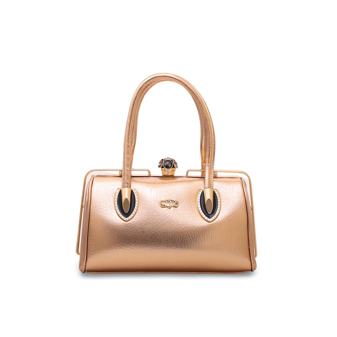 Champagne Fancy Hand Bag P35834