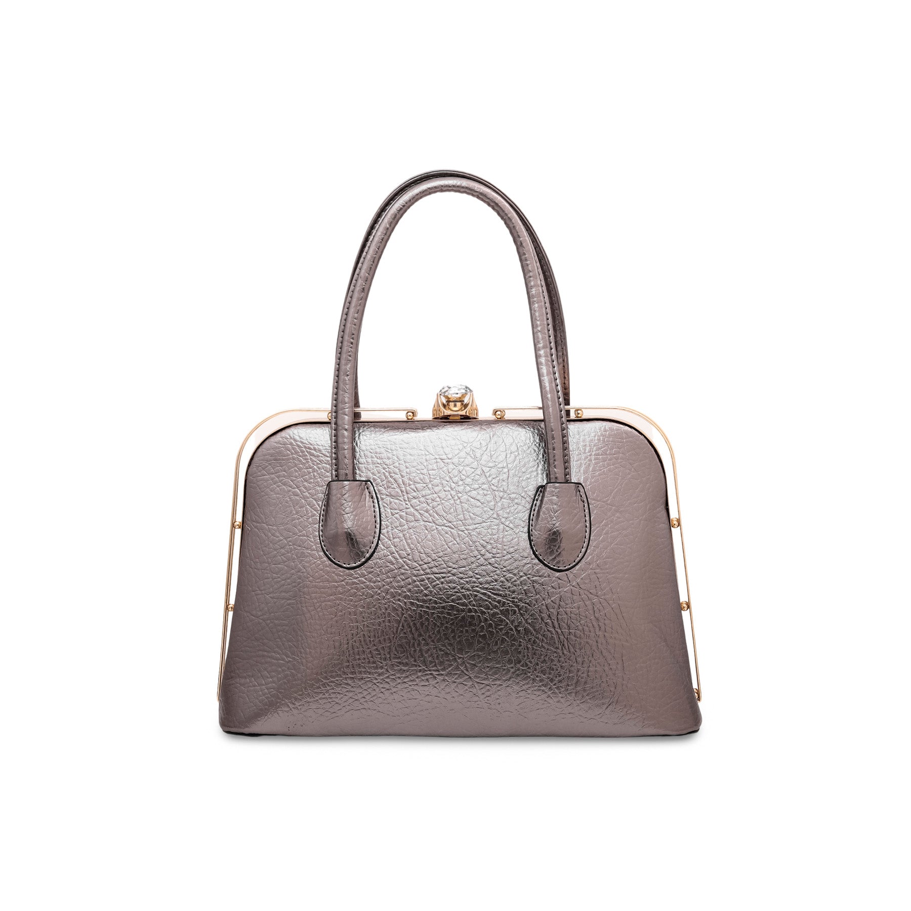 Grey Fancy Hand Bag P35839
