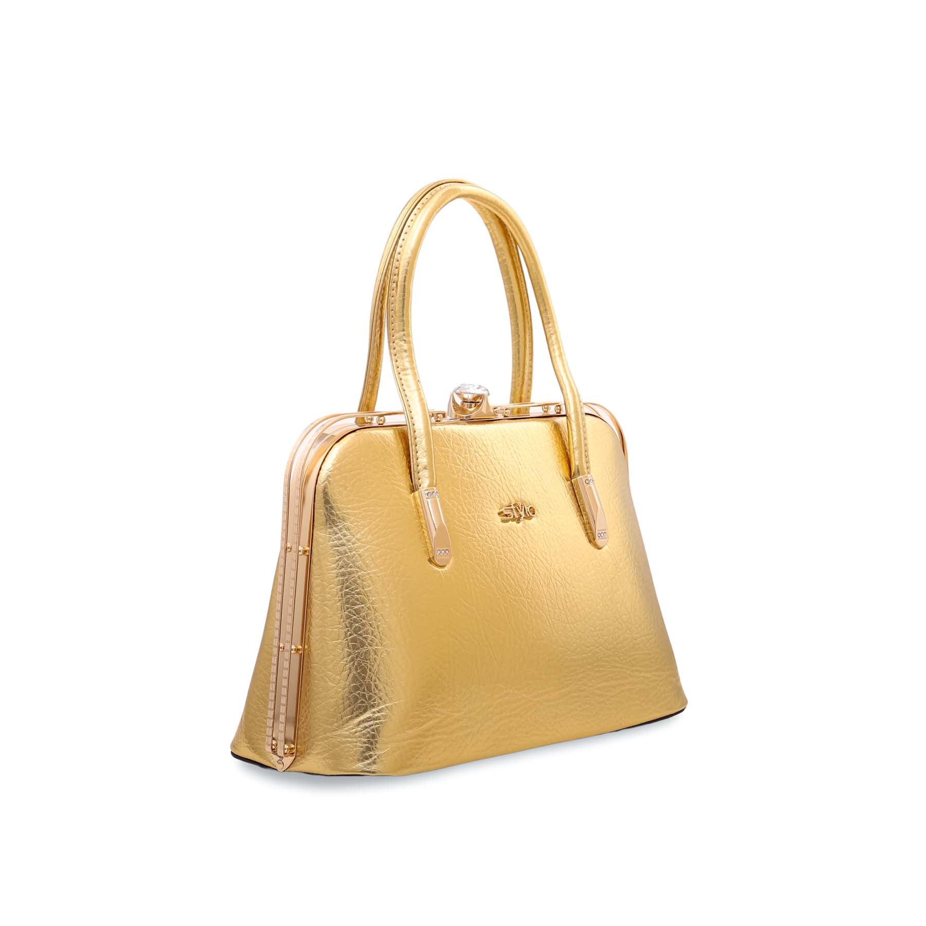 Golden Fancy Hand Bag P35839