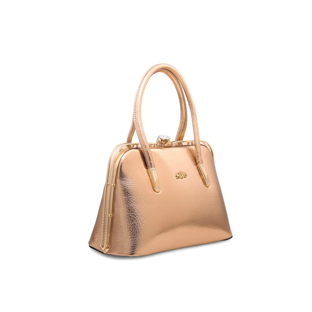 Golden colour outlet hand purse